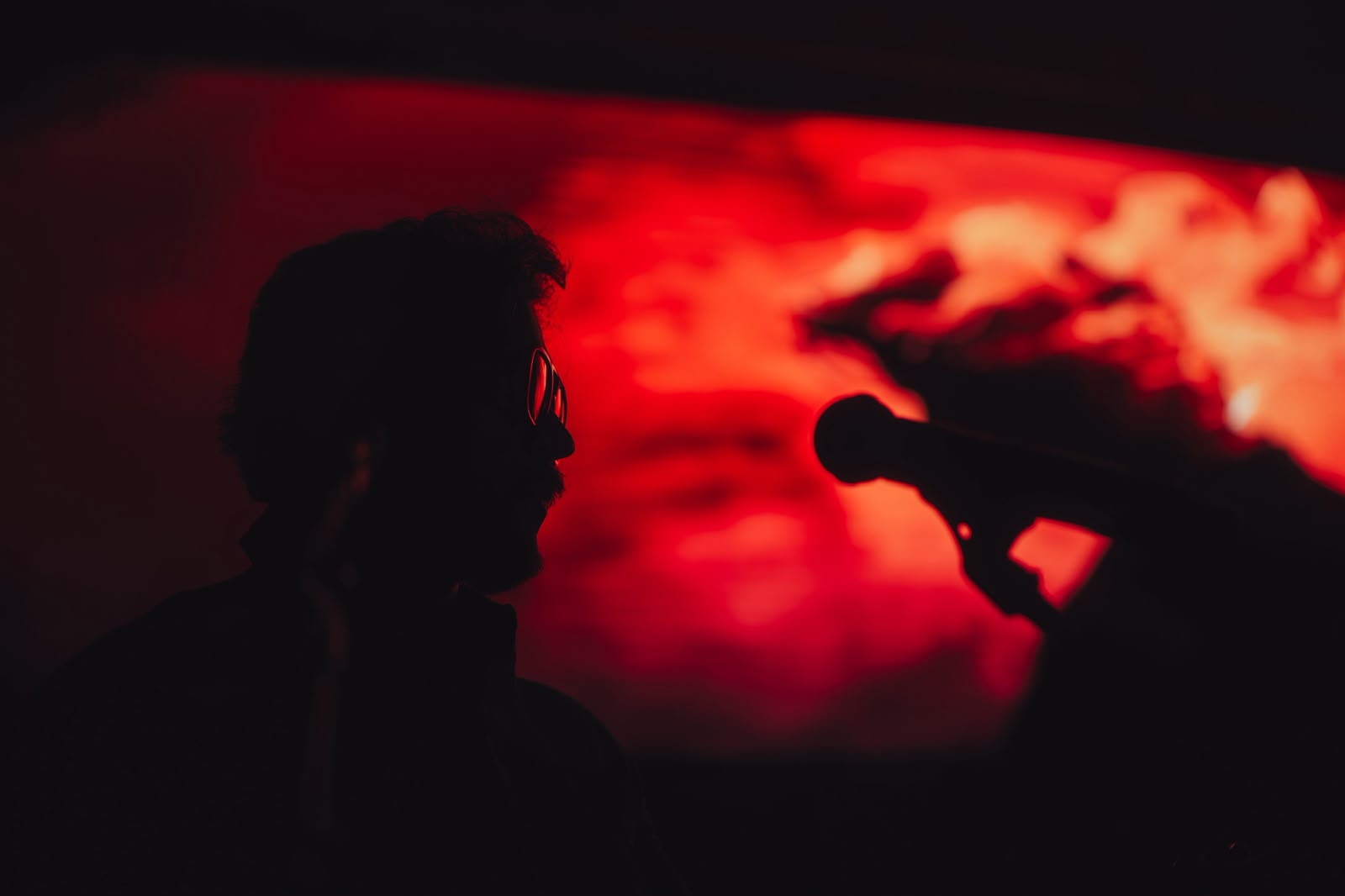 Glen Fernandez on stage